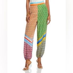 Farm Rio Cahew Scarf Mix Print Pants
